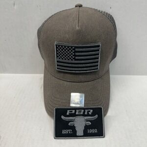 PBR Professional Bull Riders Cap Two Patches Included Snap Back Trucker‎ Hat